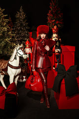 NEW ARRIVAL - Large Celeste Bowling Bag Bloody Mary