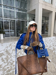 NEW ARRIVAL - Brown Python Allkeeper Elegant Globetrotter Travel Bag