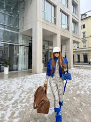 NEW ARRIVAL - Brown Python Allkeeper Elegant Globetrotter Travel Bag