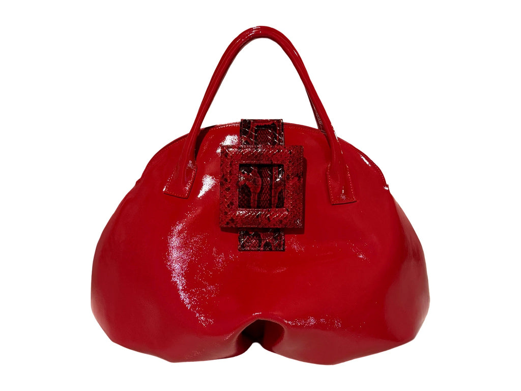 NEW ARRIVAL - Large Celeste Bowling Bag Bloody Mary