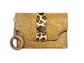 NEW ARRIVAL - Letter Bracelet Clutch Olive Ostrich