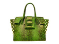 NEW ARRIVAL - Green Python Celeste Bat Bag