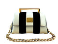 NEW ARRIVAL - Black & White Eve Flap Bag