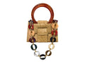 NEW ARRIVAL - Mini Aurelia Shopper Bag Khaki Python