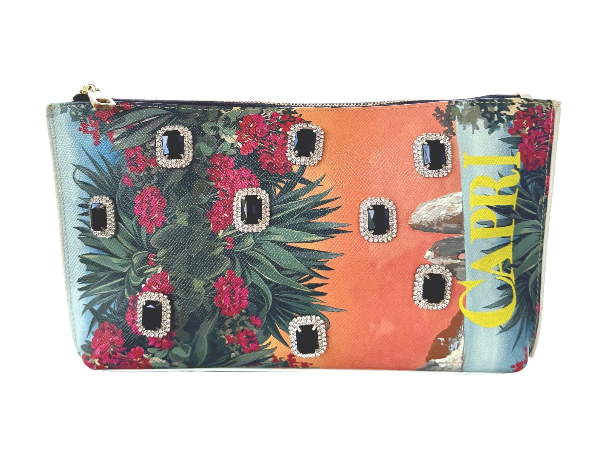 NEW ARRIVAL - Capri Pouch With Rhinestones