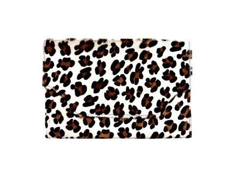 NEW ARRIVAL - White Leopard Love Letter Clutch