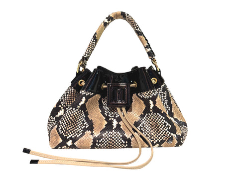 NEW ARRIVAL - Celeste Bucket Bag Snake Mist