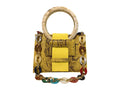 NEW ARRIVAL - Mini Aurelia Shopper Bag Mustard Yellow Python