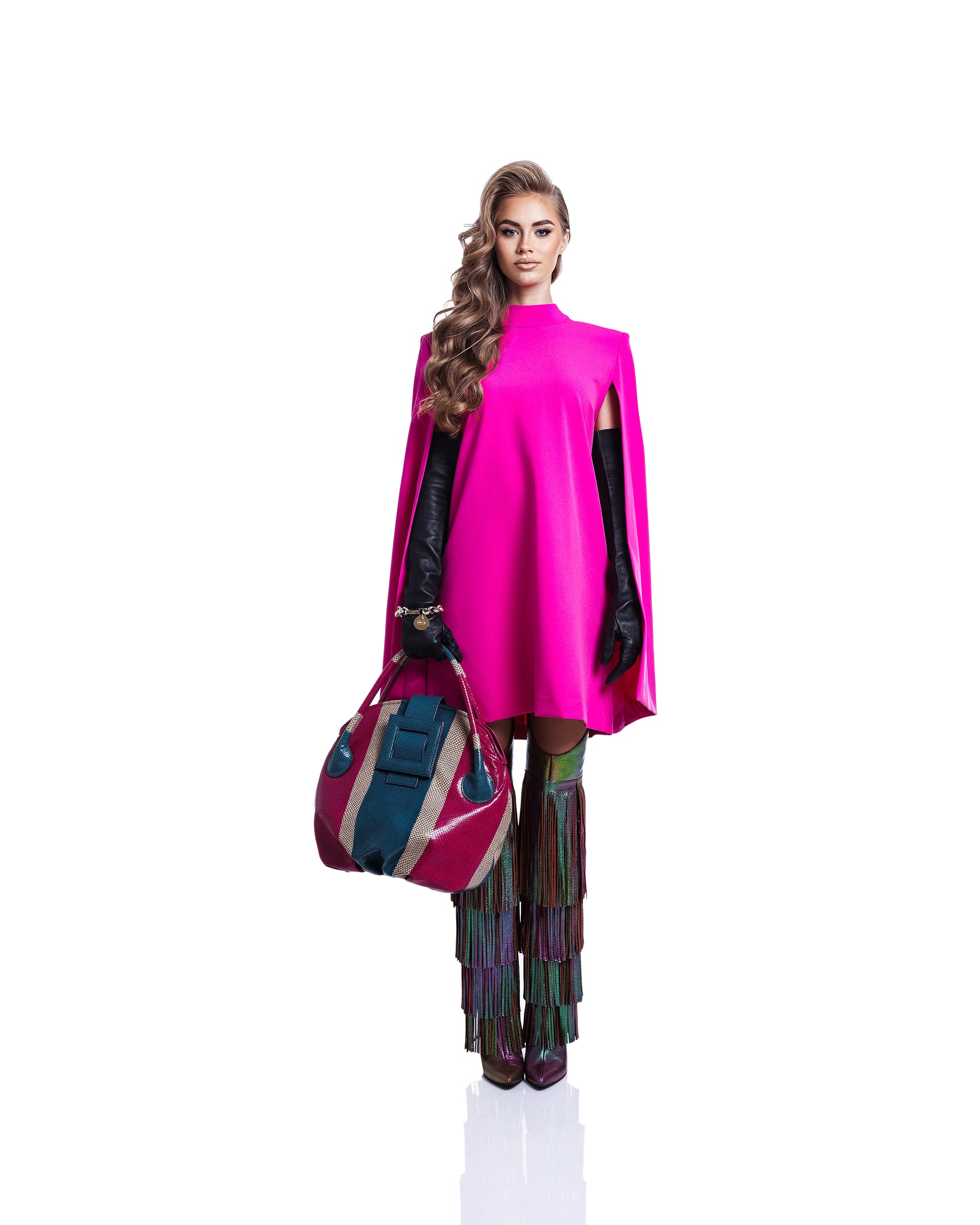 NEW ARRIVAL - Celeste Bowling Bag Snake Mist