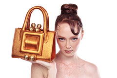 NEW ARRIVAL - Mini Celeste Shopper Bag Rose Gold