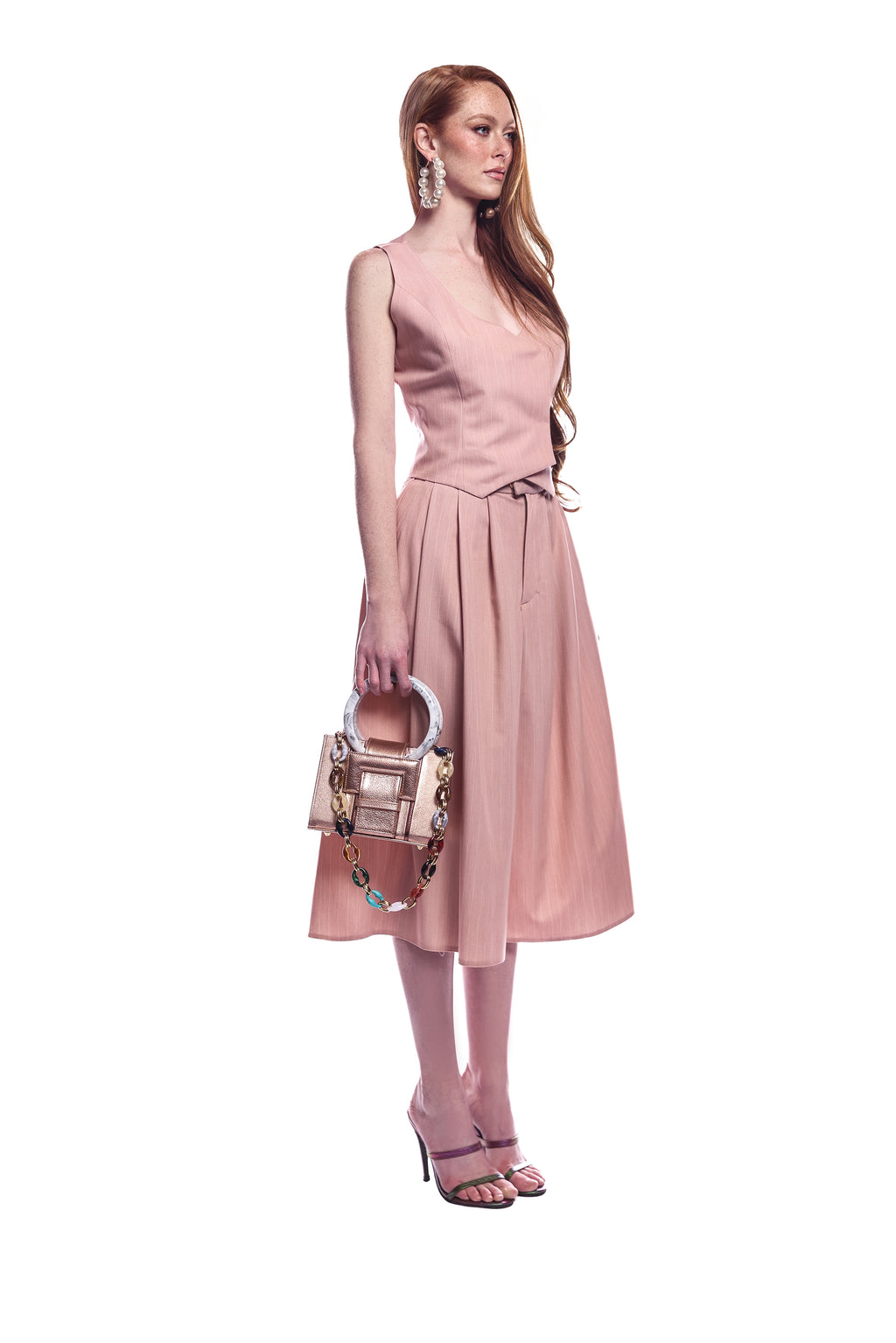 NEW ARRIVAL - Mini Aurelia Shopper Bag Champagne Gold