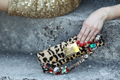 Animal Instinct Gemstones Treasure Clutch