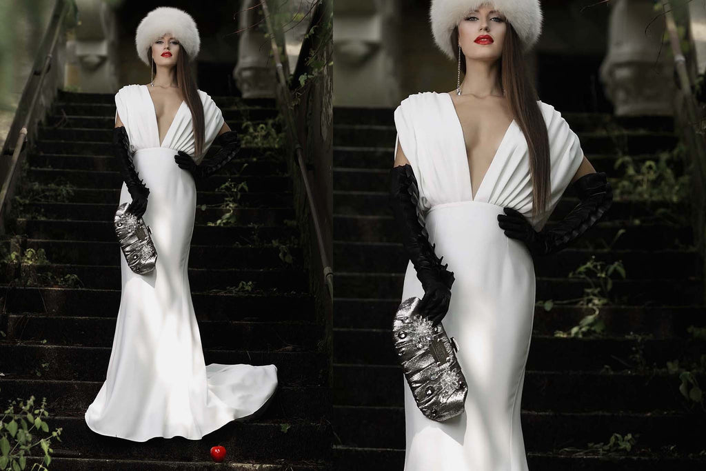 NEW ARRIVAL - Frozen Garden Clutch