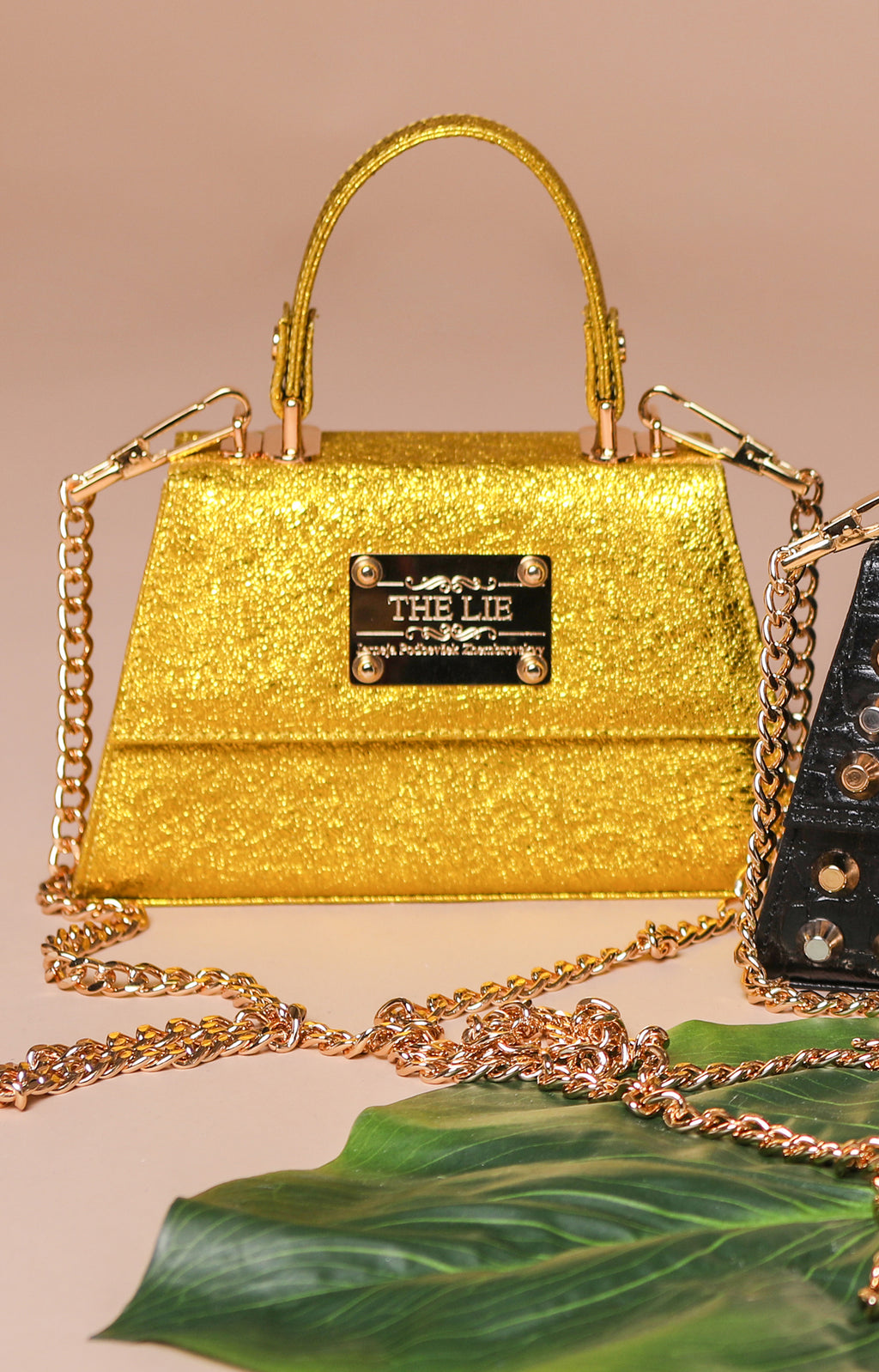 NEW ARRIVAL - Celeste Quartissima Small Bag Metallic Citron