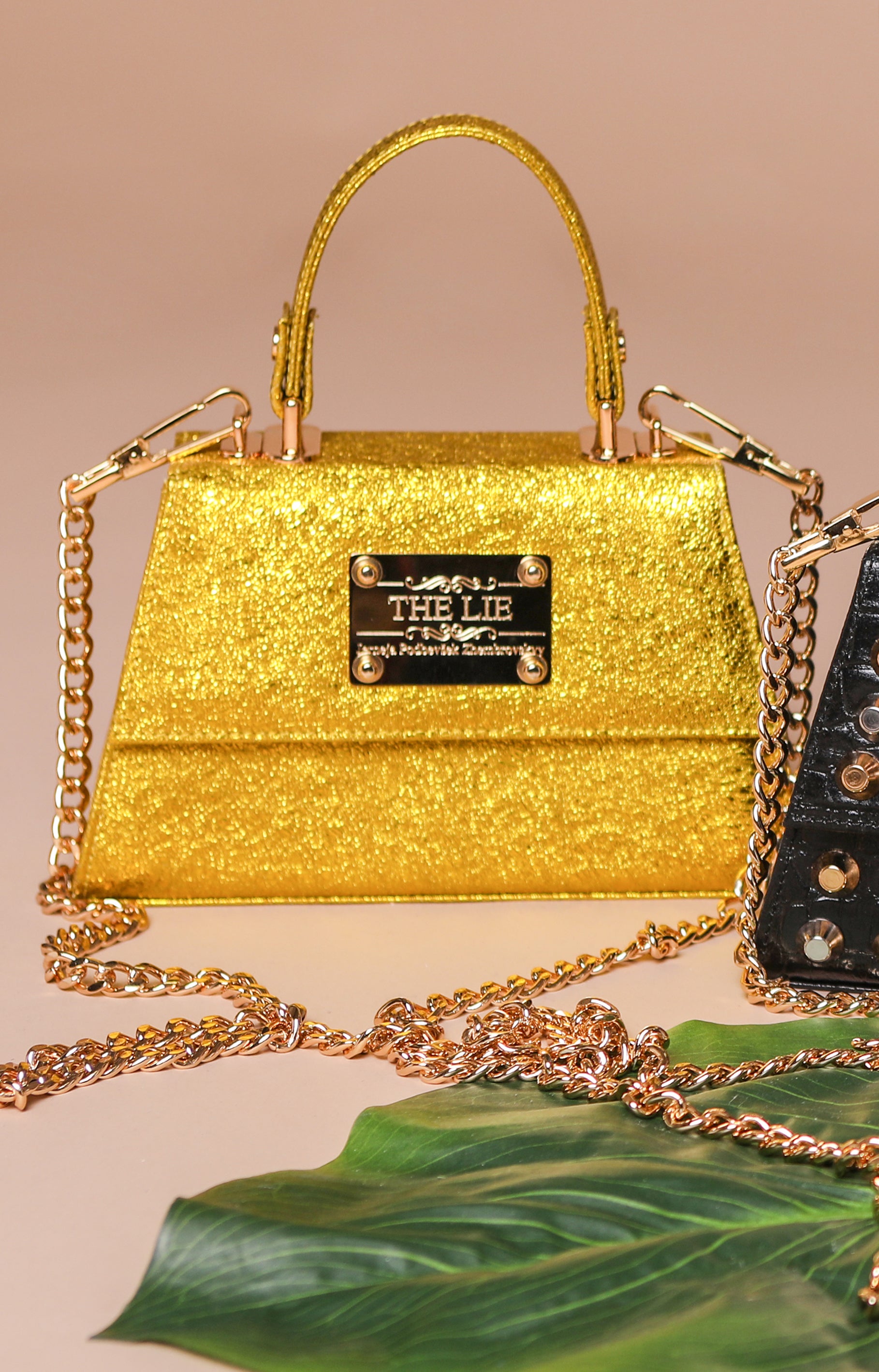 NEW ARRIVAL - Celeste Quartissima Small Bag Metallic Citron