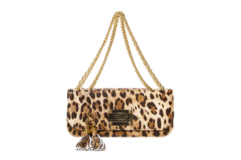 Small Shoulder & Cross Body Clutch Leopard Print