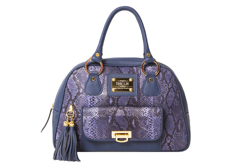 NEW ARRIVAL - Classic Tote Purple Python