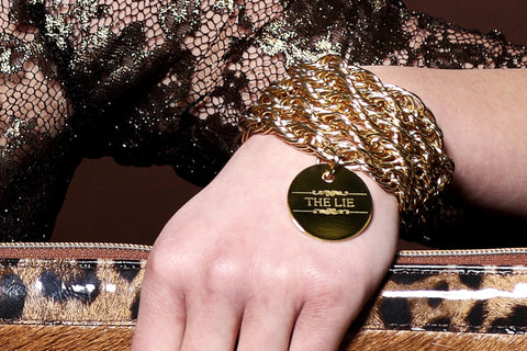 Chainy Chic 4 Chick - CC4C Golden Spiral Massive Bracelet