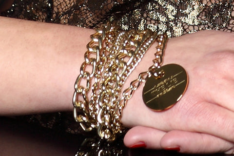 Chainy Chic 4 Chick - CC4C Golden Multi Chain Bracelet