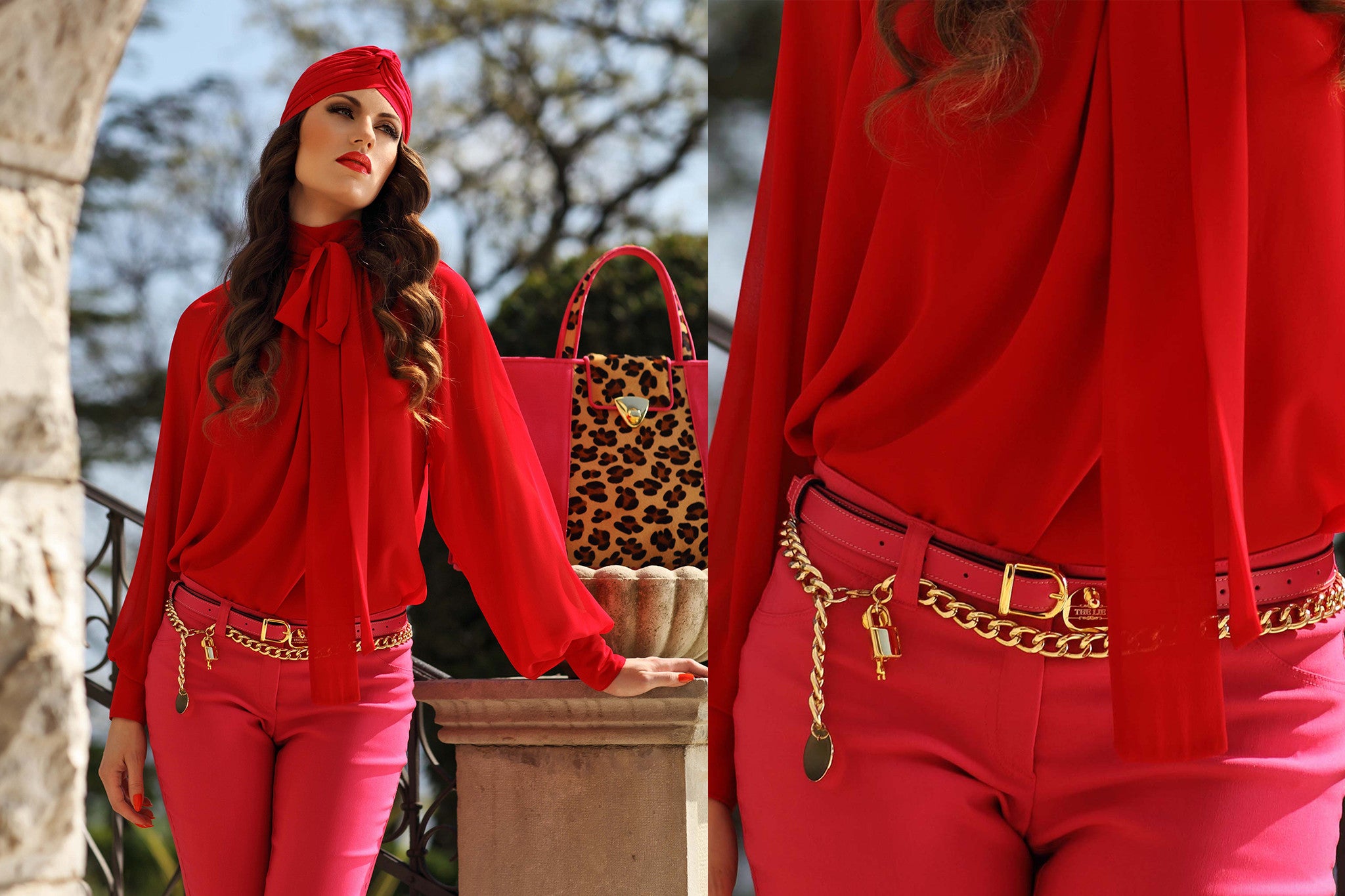 Golden Lock Chain Belt