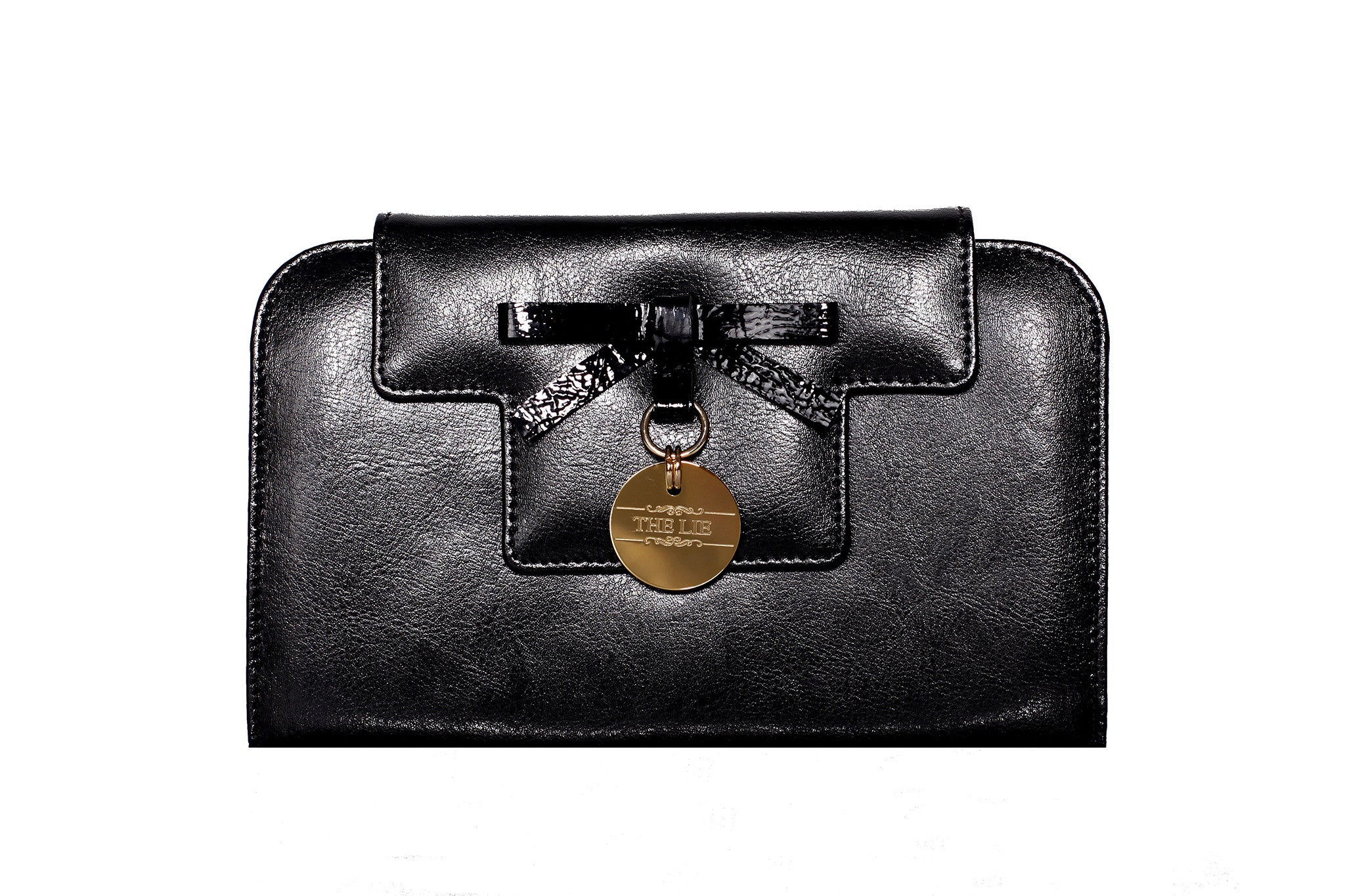 Deep Black Candy Wallet Gold