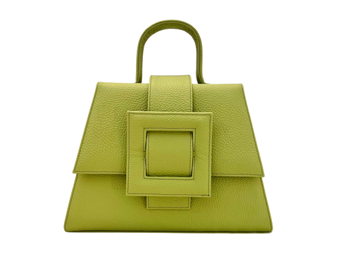 NEW ARRIVAL - Celeste Leather Buckle Lime Green Gin Tonic