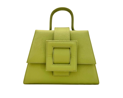 NEW ARRIVAL - Celeste Leather Buckle Lime Green Gin Tonic