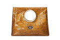Statement Bag Fashionista  Golden Croc