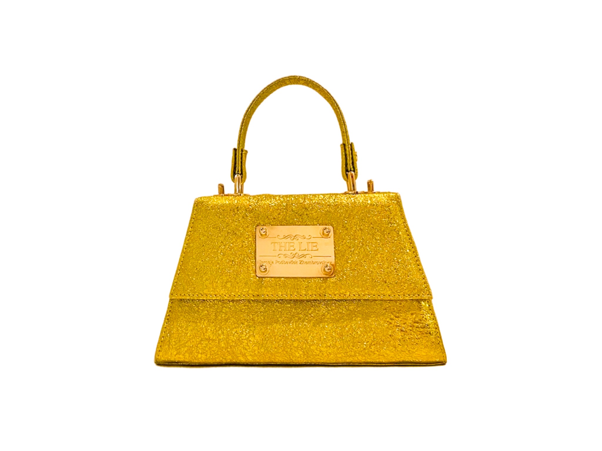 NEW ARRIVAL - Celeste Quartissima Small Bag Metallic Citron