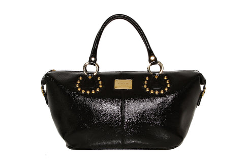 Momma Tote Shiny Black