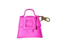 NEW ARRIVAL - MINI Celeste Leather Buckle Bag Neon Pink