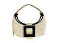 NEW ARRIVAL - Celeste Half Moon Bag Black & White