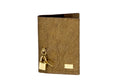 Bronze Olive Passport Case With Lock
