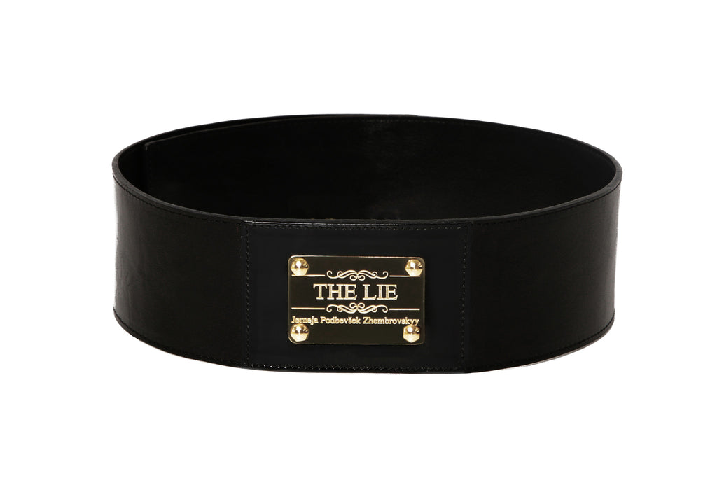 Classic Wide Belt Golden Plaque