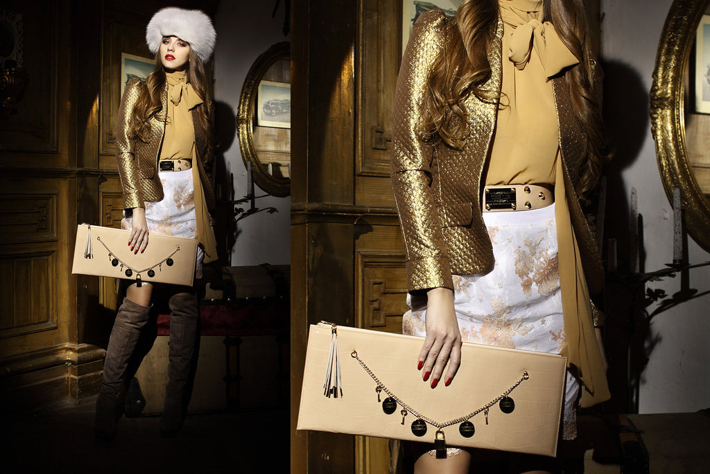 Designer's Masterpiece Chained Powder Croco
