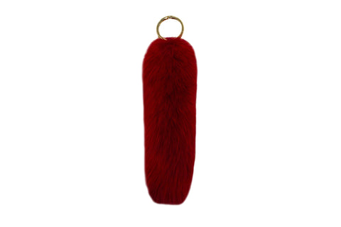 NEW ARRIVAL - Fur Pom Pom Chilli Red
