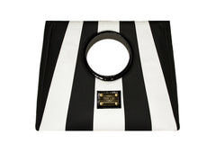 NEW ARRIVAL - Statement Bag Fashionista Black & White Delight