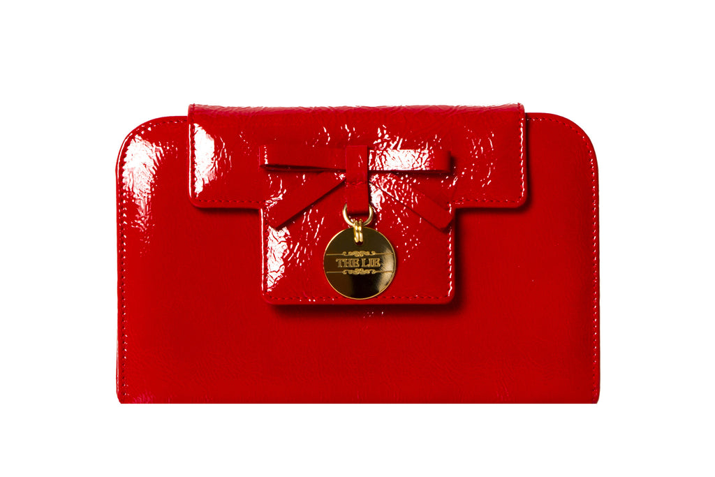 Deep Black Candy Wallet Gold