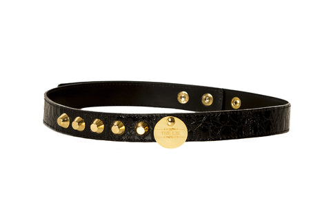 Studded Babydoll Skinny Belt