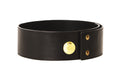 Classic Wide Belt Golden Round Plaque