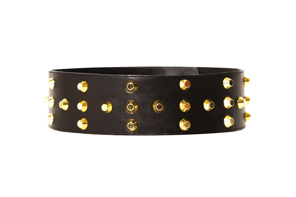 Chic Rebel Black Wide Belt
