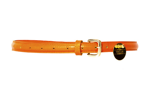 Orange Petite Babydoll Skinny Belt