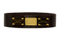 Brown Croc Rock Star Waist Belt
