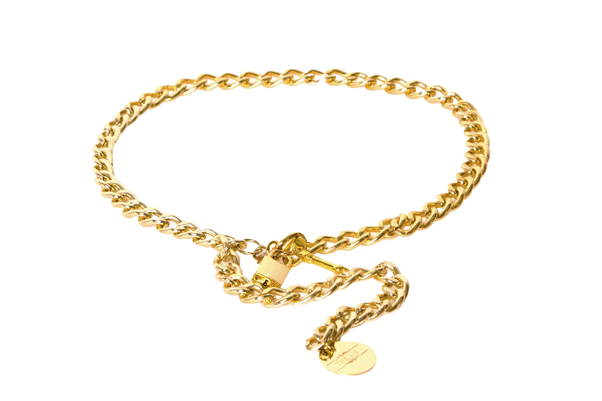 Golden Lock Chain Belt