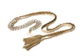 Mocca Tassel Chain Belt