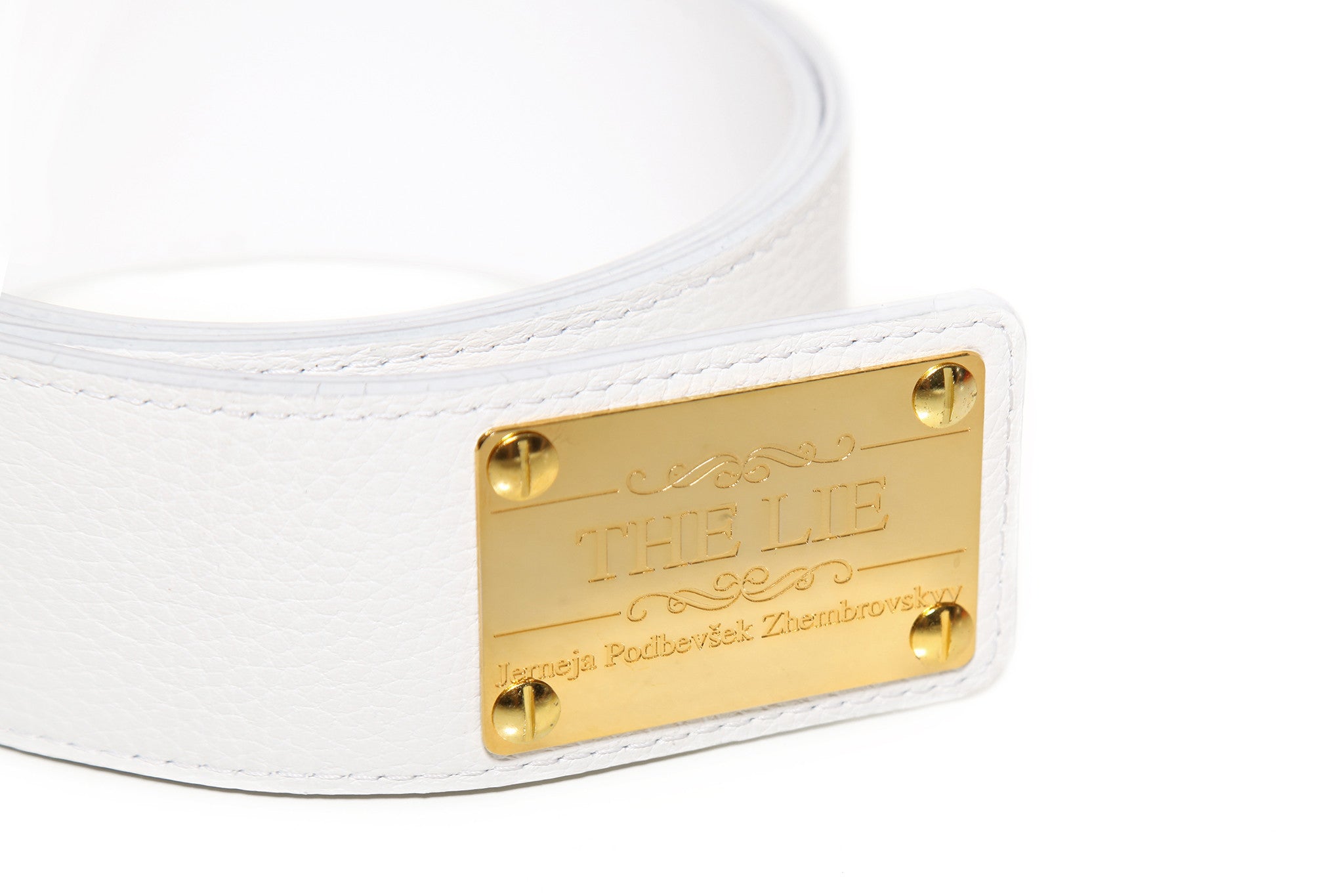 Classic Unisex White Hip Belt
