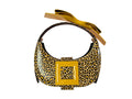 NEW ARRIVAL - Celeste Half Moon Bow Bag Crazy Leopard