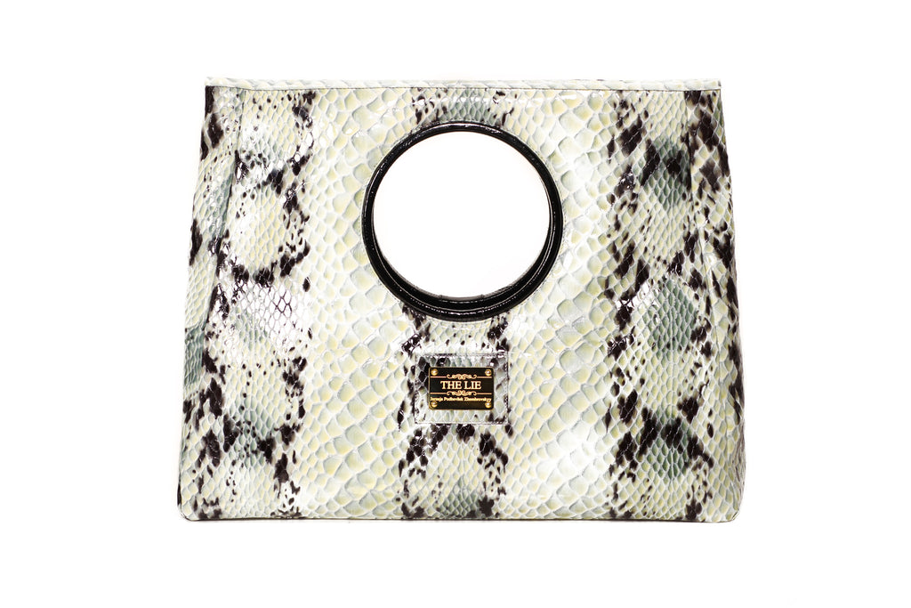 Statement Bag Fashionista Blue Python