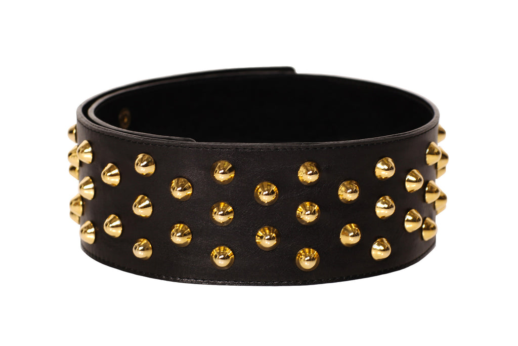 Rock Chic Rebel Black Wide Belt