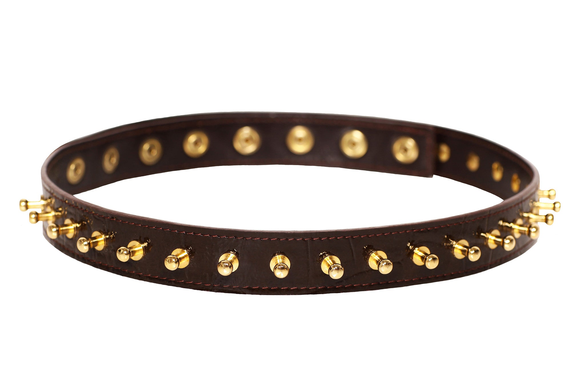 Rock Chic Spiked Skinny Belt